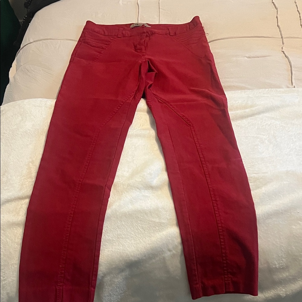 Women's Red Jeans